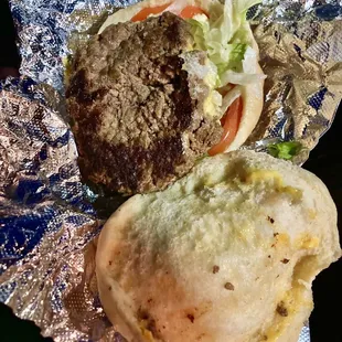 Hwy 55 -- cheeseburger (extremely hot)