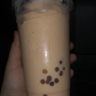 Thai tea with "Boba"