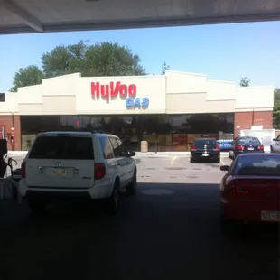 the entrance to the store