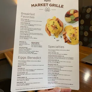 Breakfast menu 1