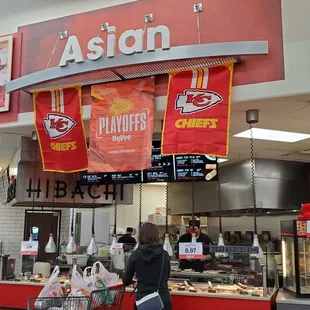 Next to Hibachi they have Chinese food