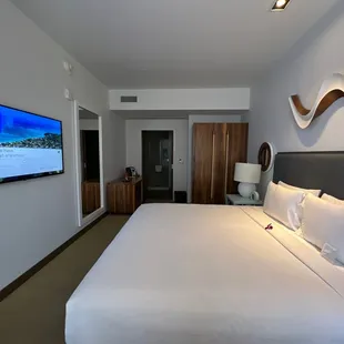 Big bed and a spacious room