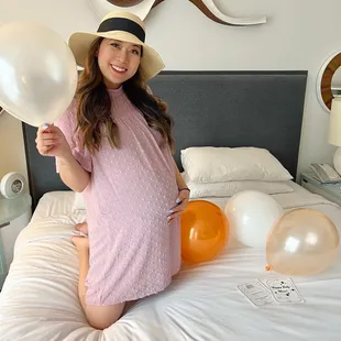 Birthday &amp; baby moon surprise organized by Linda