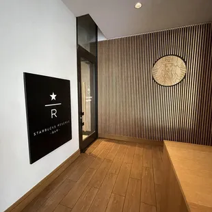 4/2022 back entrance to Starbucks Reserve on 1st floor