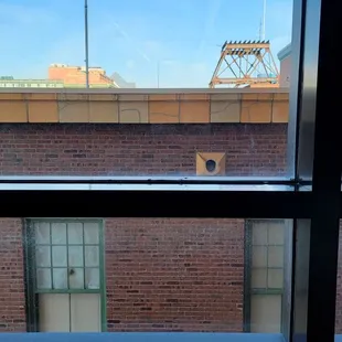 Our view. Not worth the extra charge for the "city view".