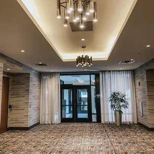 Entrance from parking deck