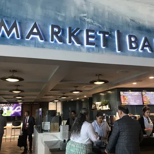 customers at the counter