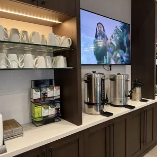 breakfast - coffee and tea