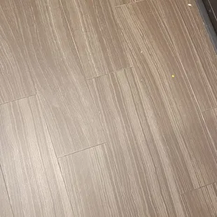 Never even swept after cleaning