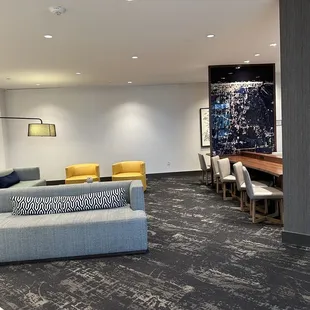 Lobby and work area