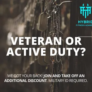 We always appreciate the men and women who defend our country!