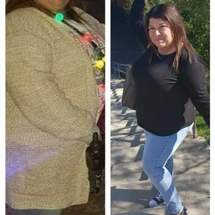 The mind must be strong to get these type of results. 100lbs gone!