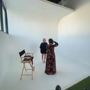 Specialty photography white room