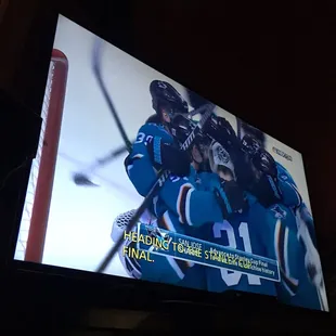 Sharks!  Heading to the Stanley Cup Finals!