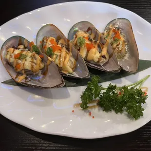 Baked Mussels - my absolute favorite!