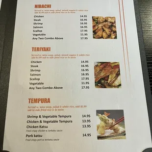 Menu [Page 6 of 8] as of April 2023