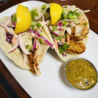 Blackened Redfish Tacos