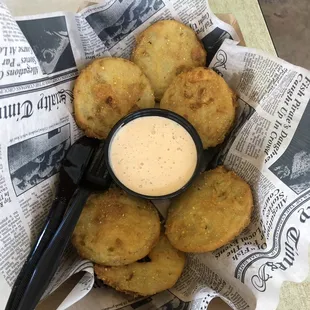 Fried green tomatoes