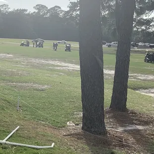 8 people taking 25 minutes to play the 13th.