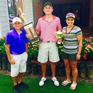 Gordon Ira Junior Golf Tournament - is every Summer.  Winner Men's Division.