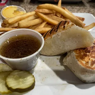 Italian beef wrap, delicious!