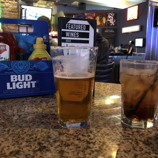 IPA and Jack &amp; Coke.
