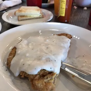 Chicken Fried Steak & Eggs