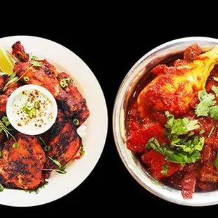 food, chicken wings and fried chicken