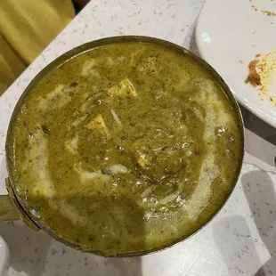 Saag/Palak paneer