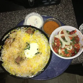 Goat Dum Biryani