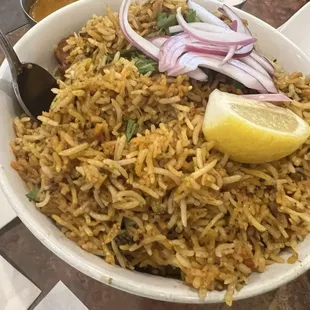 Gongura Goat biryani