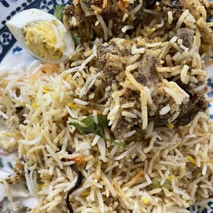 Goat dum biriyani