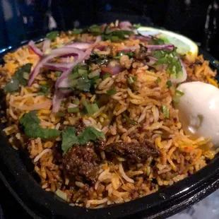 Gongura Chicken Biryani