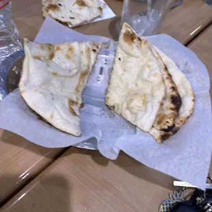 Garlic and butter naan