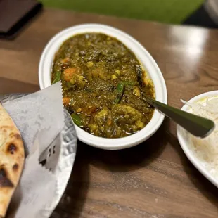 Veg Saag Curry