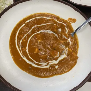 Paneer butter masala (vegetarian)