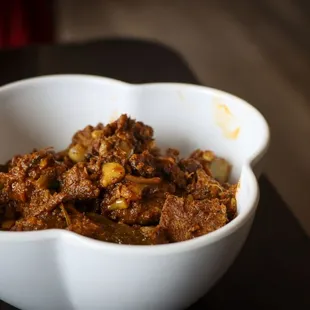 SAMBAR RICE (24 Oz) GOAT FRY (8 Oz)