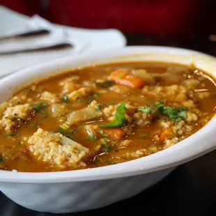 SAMBAR RICE (24 Oz) GOAT FRY (8 Oz)