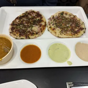 ONION CHILLI UTHAPPAM