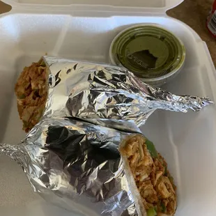 1. Chicken Tikka Wrap