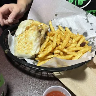 The Fresh Prince shaved steak wrap