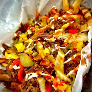 Banh Mi Fries. Doesn't need the peppers.