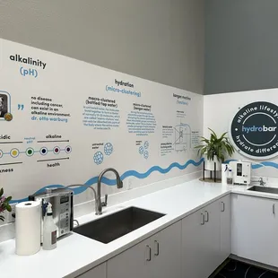 a kitchen with a sink