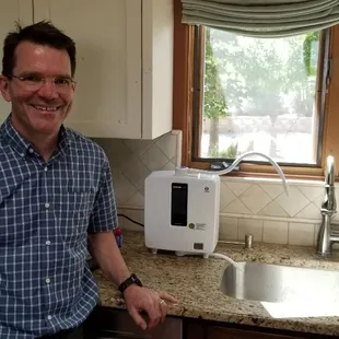 Mike Melloy with his New K8