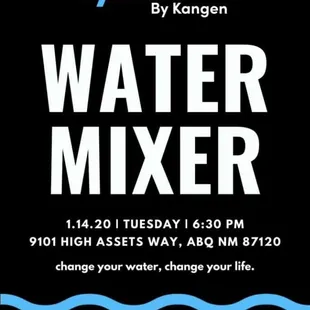Water Mixer at our New West side location