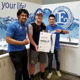 Paul May picking up his New K8!
With Brian Kellum &amp; Timothy Baca