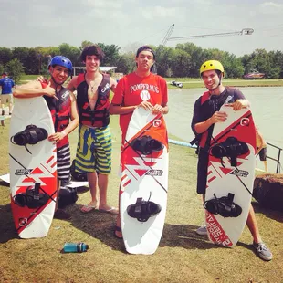 Equipment rental included (: the boys modeling it.
