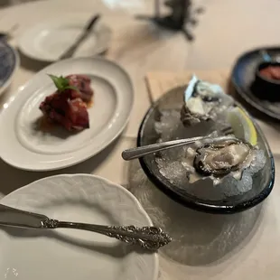 oysters and mussels, food