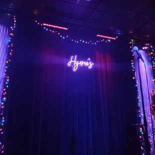 Stage waiting for Billy Gardell. Great show.