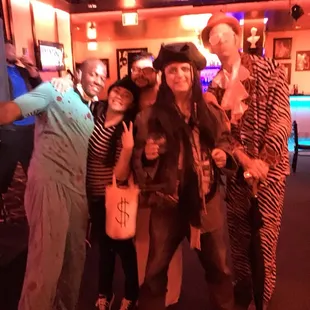 Post Halloween party at Hyenas karaoke room.